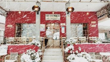 Μαγικές εικόνες από τη χιονισμένη Εύβοια