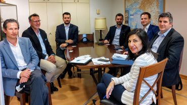 Συνάντηση Ολυμπίας Αναστασόπουλου με στελέχη της πολυεθνικής εταιρίας D-Marin