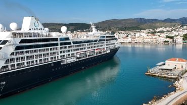 Το μεγαθήριο Azamara Quest στο λιμάνι της Χίου (vid)