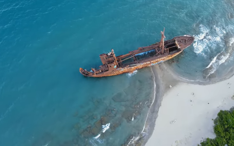 Δημήτριος: Το διάσημο ναυάγιο σε παραλία της Λακωνίας