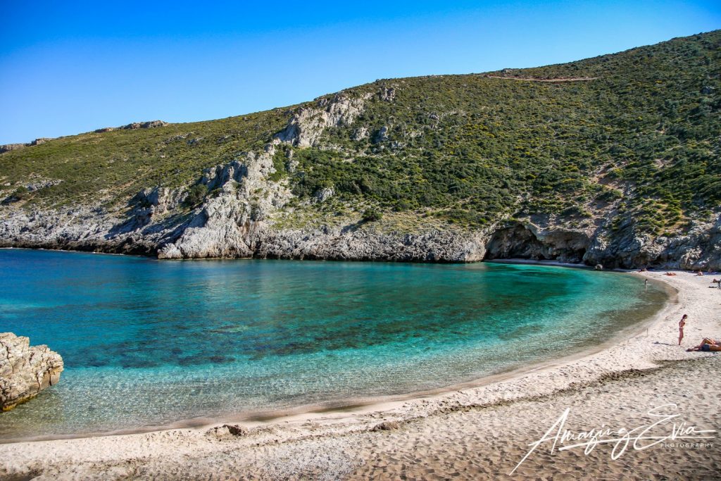 Αλμυρίχι: Η πανέμορφη παραλία με τα καταγάλανα νερά στην Εύβοια