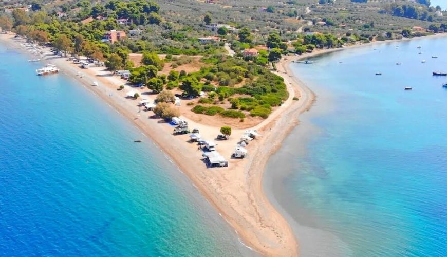 Η μαγευτική παραλία Κάβος στη Βόρεια Εύβοια