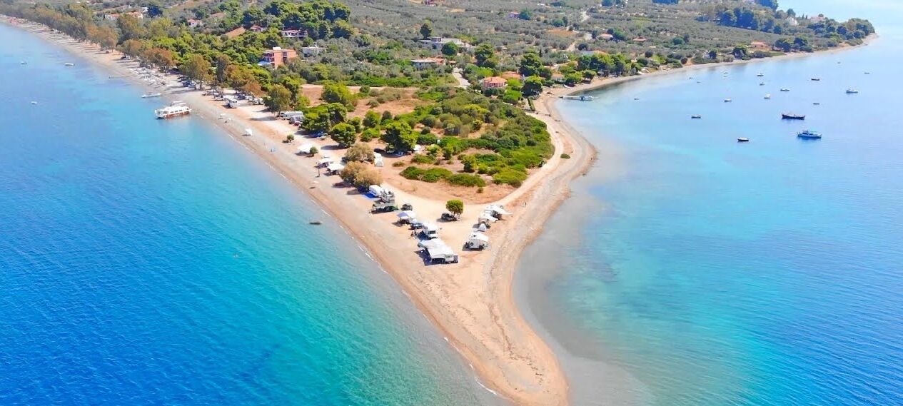 Η μαγευτική παραλία Κάβος στη Βόρεια Εύβοια