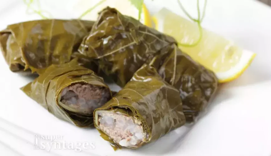 Ντολμαδάκια με κιμά όπως τα φτιάχνουν στην Τήλο