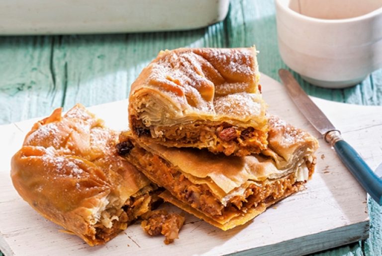 Κολοκυθόπιτα γλυκιά με σιμιγδάλι από την Ίο