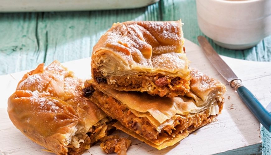 Κολοκυθόπιτα γλυκιά με σιμιγδάλι από την Ίο