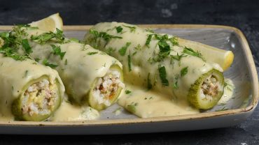 Κολοκυθάκια γεμιστά όπως τα φτιάχνουν στην Εύβοια