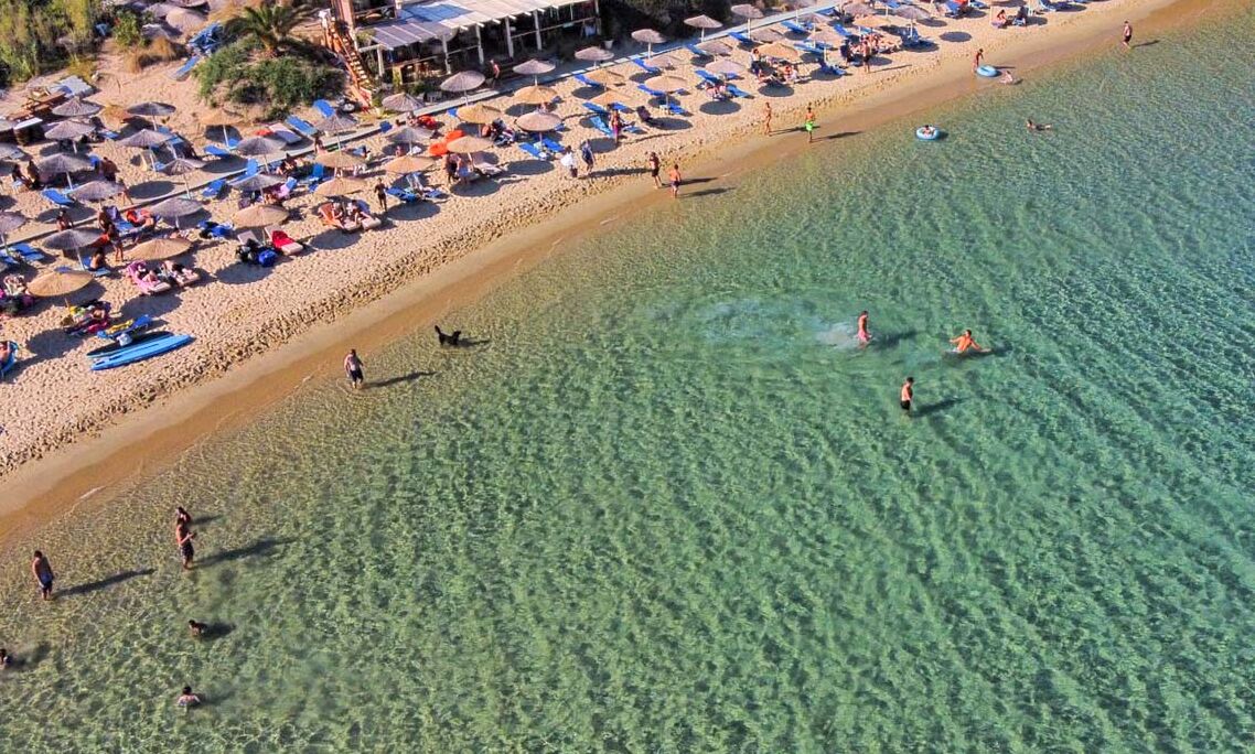 Η μαγευτική παραλία Χρυσή Άμμος στην Άνδρο