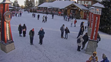 Live εικόνα από το χωριό του Αϊ Βασίλη στο Ροβανιέμι (vid)